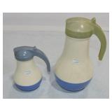 Matching batter jug and syrup jug