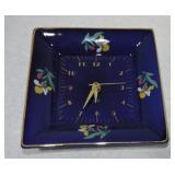 Hall China Blue Blossom wall clock
