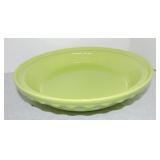 Fiesta Post 86 pie baker, chartreuse, 10 1/4"