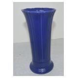 Vintage Fiesta 8" flower vase, cobalt