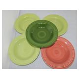 Vintage Fiesta deep plate group, 5 - 50