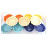 Vintage Fiesta 4 3 /4" fruit bowl group,