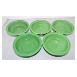Vintage Fiesta 5 1/2" fruit bowl group,