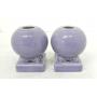 Fiesta Post 86 pair of round candle holder,