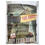 War Bonds poster, losses, 26"x20"