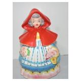 Napco Red Riding Hood 9" cookie jar