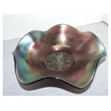 Carnival glass 7 1/4" bowl
