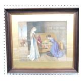 Gustave Bouvier 1868 painting 19"x23"