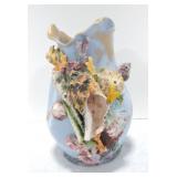 Doulton 8" shell vase, circa 1880