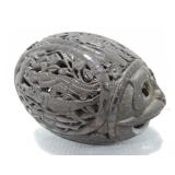 Oriental wood carving 5 1/2"