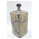 Oriental bottle, repair to top, 10"