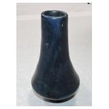 Art pottery vase signed E K, 6 1/2"