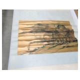 Oriental scroll, 63"x27"
