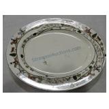 Coalport China "Hunting Scene" 17 1/2" platter