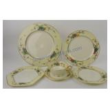 Lenox set of china, Oriental motif: 11 - 10 1/2",