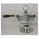 Aluminum chafing pan and stand