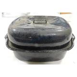 Graniteware large roaster pan