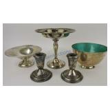 Sterling silver lot of 5 weighted items