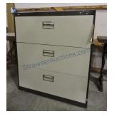 Metal 3 drawer lateral file cabinet,