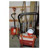 Lot of assorted long handled tools,