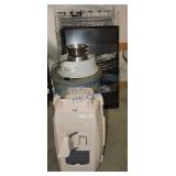 Lot of 2 dog crates: 1 - 40"x24", 1 - 38"x23",