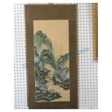 Japanese wood block print 35" x 17"