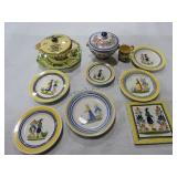 Quimper lot of 11 pieces, various condition