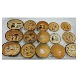 Pennsbury Pottery lot of 15 bowls and plates