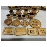 Pennsbury Pottery lot of 17 tablewares