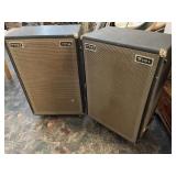 Set of West laboratories speaker boxes. They are