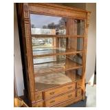 Large antique cabinets, solid wood measures 79