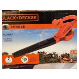 New in the box Black & Decker corded leaf blower