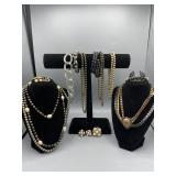 Group of costume jewelry