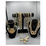 Collection of costume jewelry