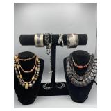 Collection of costume jewelry