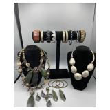 Group of costume jewelry