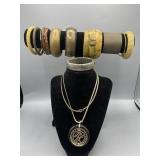 Collection of costume jewelry