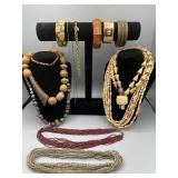 Assortment of costume jewelry
