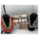 Collection of costume jewelry