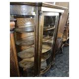 Walk Bowe glass cabinet, measures 67? wide 52?