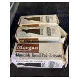 Lots of three Morgan adjustable recoil