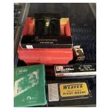 Miscellaneous gun items. Weaver split ring pivot