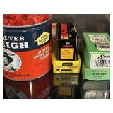 Bullets for reloading and red wads for 12 gauge