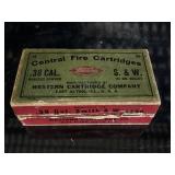Western central fire cartridges .38 Cal Smith and