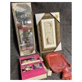 Lot of misc items: Dr Beaumonts tonic mirror and