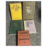 Collection of vintage books include the soul of
