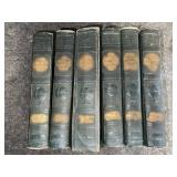 Vintage set of six books
