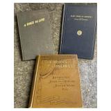 Lot of three vintage books