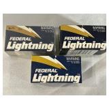 Federal Lightning 22 long rifle high velocity. 50