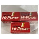 Federal Hi-Power 22 long rifle hollow point . 50